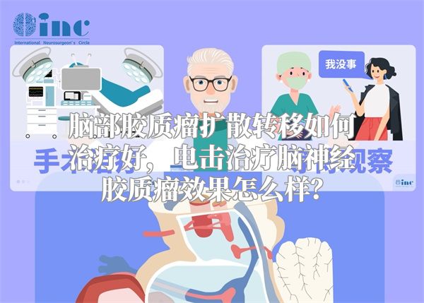 脑部胶质瘤扩散转移如何治疗好，电击治疗脑神经胶质瘤效果怎么样？