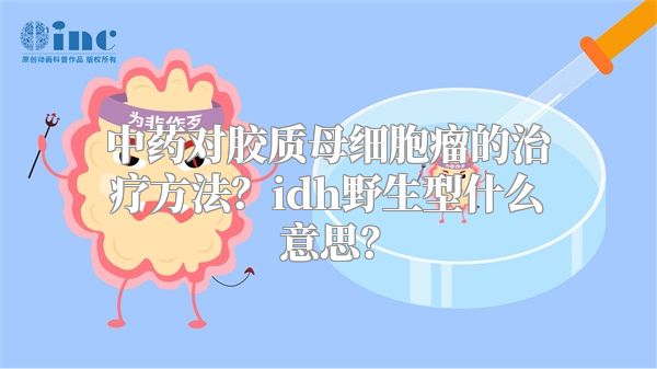 中药对胶质母细胞瘤的治疗方法？idh野生型什么意思？