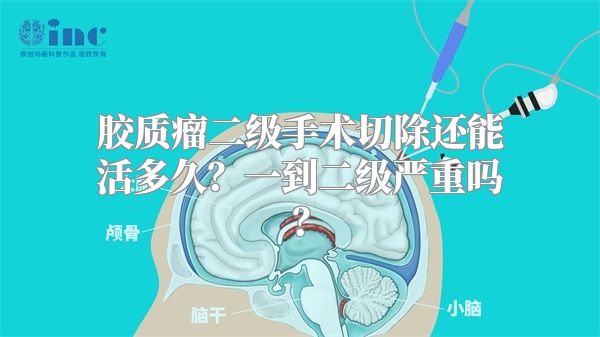 胶质瘤二级手术切除还能活多久？一到二级严重吗？