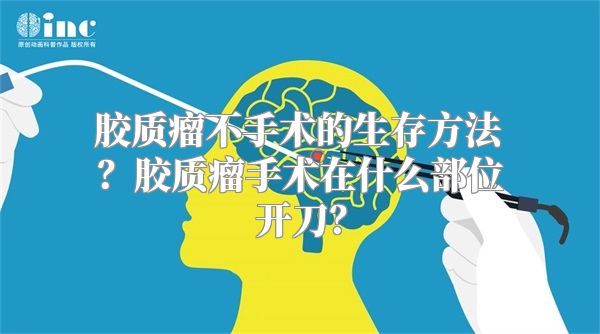 胶质瘤不手术的生存方法？胶质瘤手术在什么部位开刀？