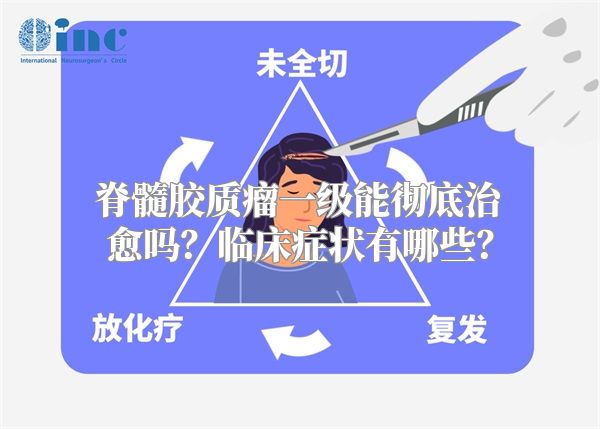脊髓胶质瘤一级能彻底治愈吗？临床症状有哪些？
