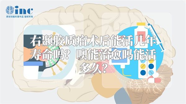 右颞胶质瘤术后能活几年寿命吗？噢能治愈吗能活多久？