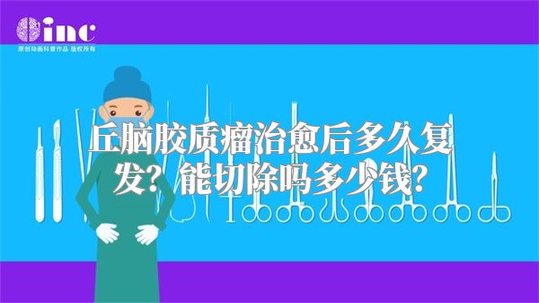 丘脑胶质瘤治愈后多久复发？能切除吗多少钱？