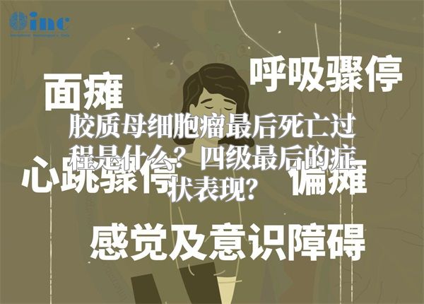 胶质母细胞瘤最后死亡过程是什么？四级最后的症状表现？