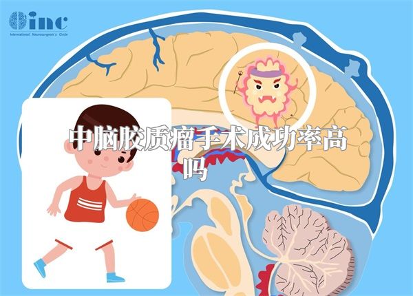 中脑胶质瘤手术成功率高吗    