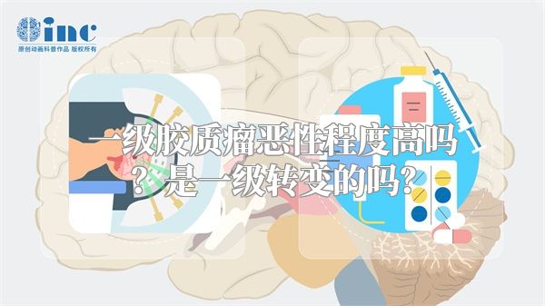 一级胶质瘤恶性程度高吗？是一级转变的吗？