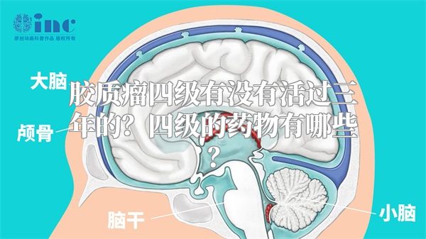 胶质瘤四级有没有活过三年的？四级的药物有哪些？