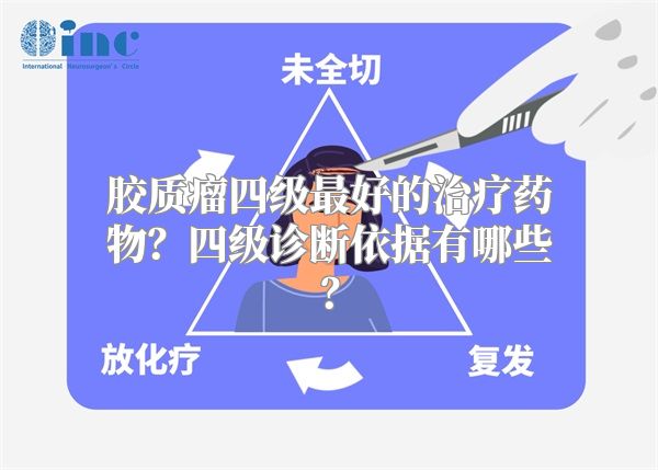 胶质瘤四级最好的治疗药物？四级诊断依据有哪些？