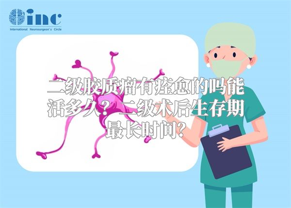 二级胶质瘤有痊愈的吗能活多久？二级术后生存期最长时间？