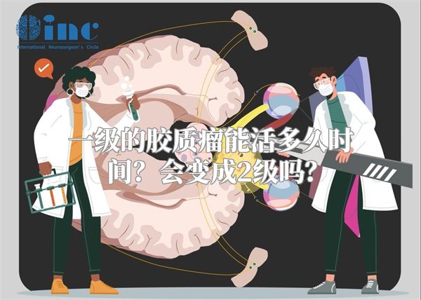一级的胶质瘤能活多久时间？会变成2级吗？