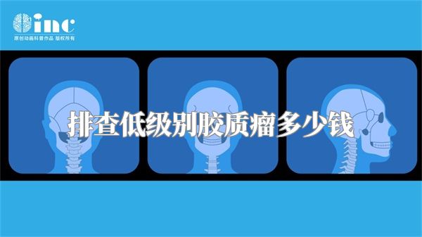 排查低级别胶质瘤多少钱