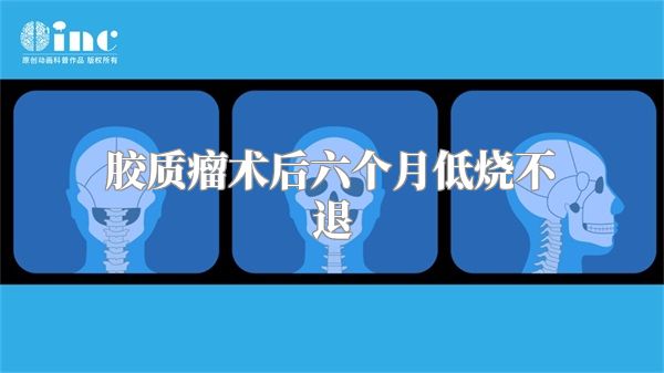胶质瘤术后六个月低烧不退