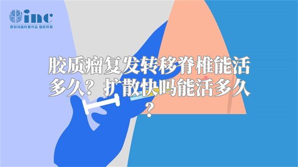 胶质瘤复发转移脊椎能活多久？扩散快吗能活多久？