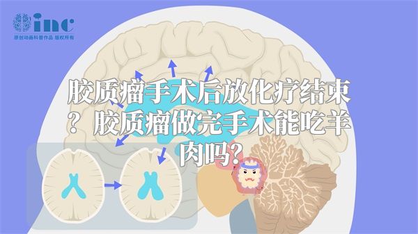 胶质瘤手术后放化疗结束？胶质瘤做完手术能吃羊肉吗？