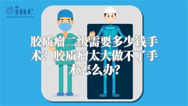 胶质瘤二级需要多少钱手术？胶质瘤太大做不了手术怎么办？