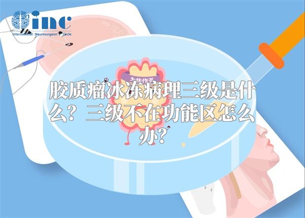 胶质瘤冰冻病理三级是什么？三级不在功能区怎么办？