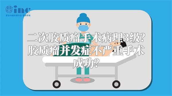 二次胶质瘤手术病理3级？胶质瘤并发症不严重手术成功？