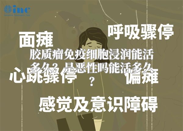 胶质瘤免疫细胞浸润能活多久？是恶性吗能活多久？