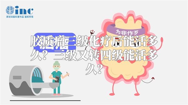 胶质瘤三级化疗后能活多久？三级又转四级能活多久？