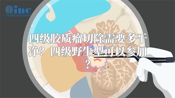 四级胶质瘤切除需要多干净？四级野生型可以参加？