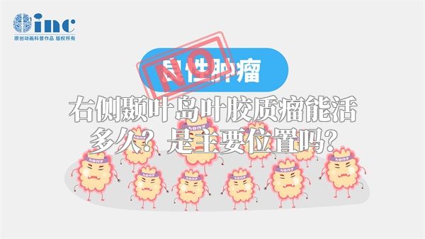 右侧颞叶岛叶胶质瘤能活多久？是主要位置吗？