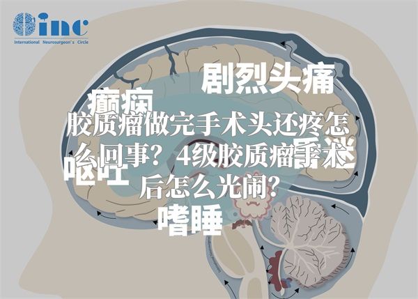 胶质瘤做完手术头还疼怎么回事？4级胶质瘤手术后怎么光闹？