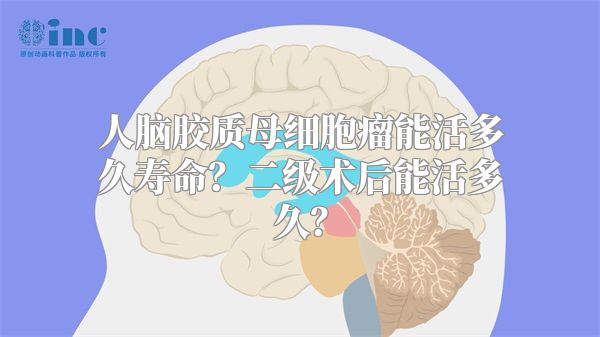 人脑胶质母细胞瘤能活多久寿命？二级术后能活多久？