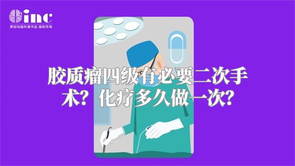 胶质瘤四级有必要二次手术？化疗多久做一次？