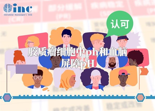胶质瘤细胞中ph和血脑屏障pH