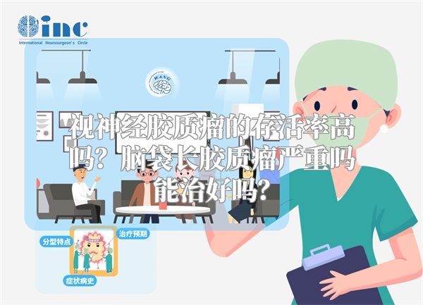 视神经胶质瘤的存活率高吗？脑袋长胶质瘤严重吗能治好吗？