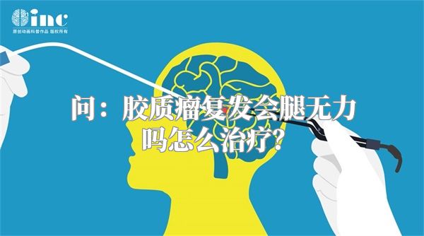 问：胶质瘤复发会腿无力吗怎么治疗？