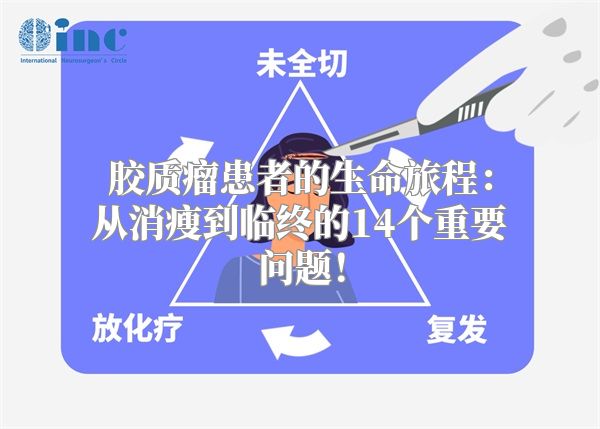 胶质瘤患者的生命旅程：从消瘦到临终的14个重要问题！