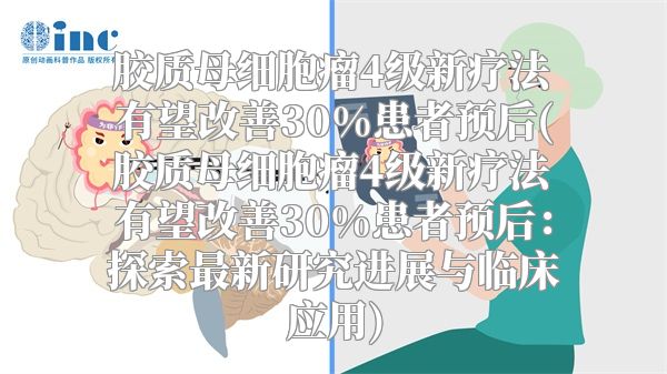 胶质母细胞瘤4级新疗法有望改善30%患者预后(胶质母细胞瘤4级新疗法有望改善30%患者预后：探索最新研究进展与临床应用)