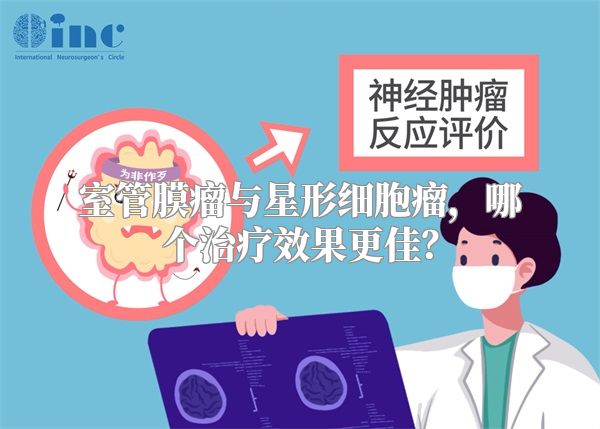 室管膜瘤与星形细胞瘤，哪个治疗效果更佳？