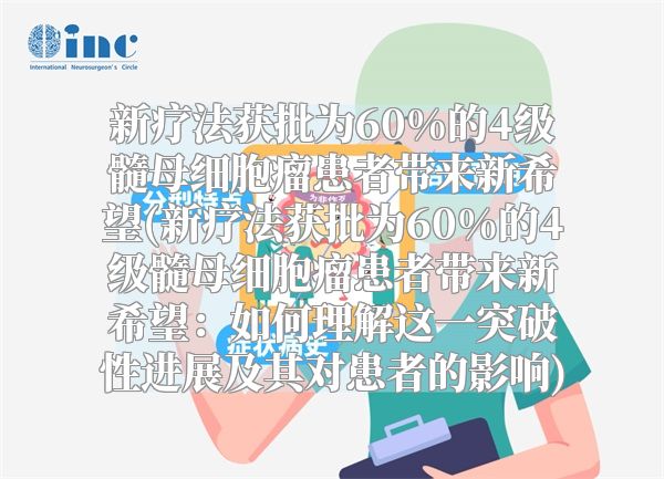 新疗法获批为60%的4级髓母细胞瘤患者带来新希望(新疗法获批为60%的4级髓母细胞瘤患者带来新希望：如何理解这一突破性进展及其对患者的影响)