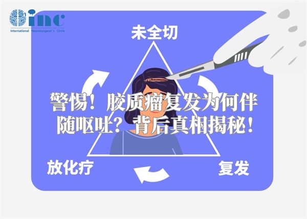 警惕！胶质瘤复发为何伴随呕吐？背后真相揭秘！