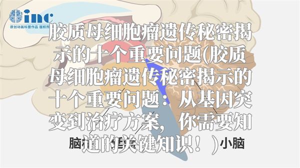 胶质母细胞瘤遗传秘密揭示的十个重要问题(胶质母细胞瘤遗传秘密揭示的十个重要问题：从基因突变到治疗方案，你需要知道的关键知识！)