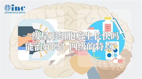 一级星形细胞瘤生长快吗能治好吗？四级的特点？