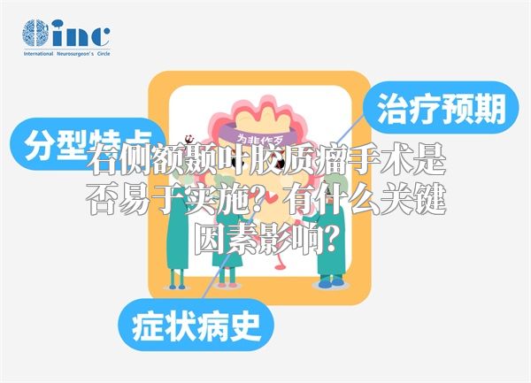 右侧额颞叶胶质瘤手术是否易于实施？有什么关键因素影响？