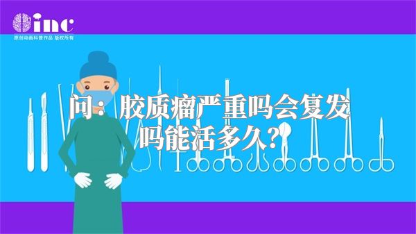 问：胶质瘤严重吗会复发吗能活多久？