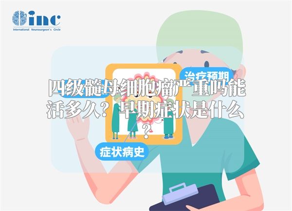四级髓母细胞瘤严重吗能活多久？早期症状是什么？
