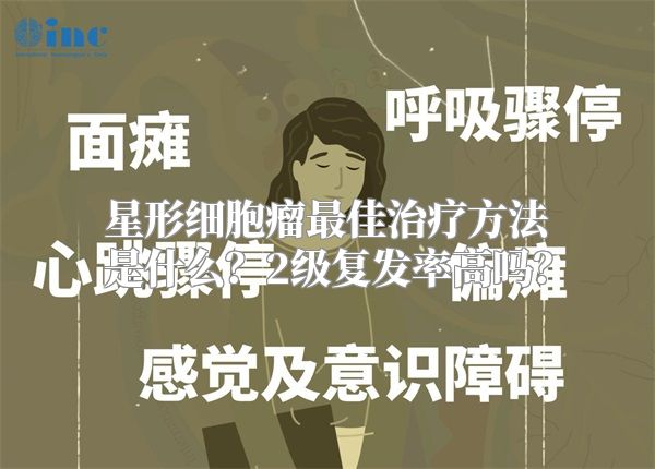 星形细胞瘤最佳治疗方法是什么？2级复发率高吗？