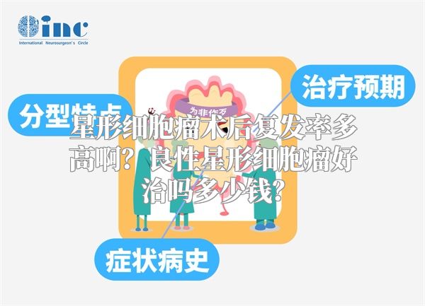 星形细胞瘤术后复发率多高啊？良性星形细胞瘤好治吗多少钱？