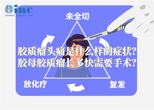 胶质瘤头痛是什么样的症状？胶母胶质瘤长多快需要手术？