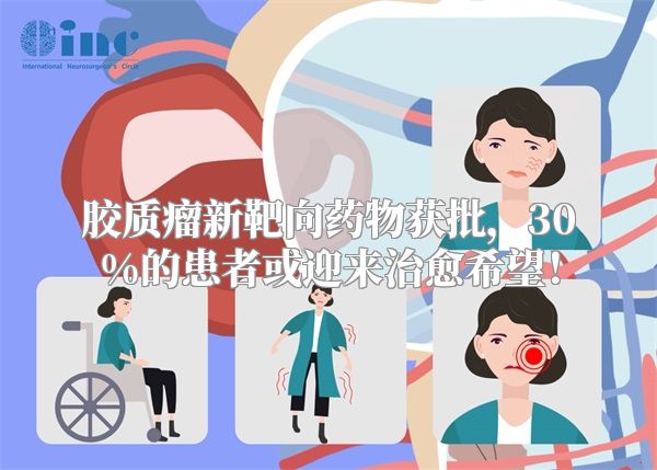 胶质瘤新靶向药物获批，30%的患者或迎来治愈希望！
