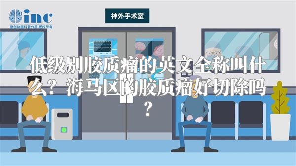 低级别胶质瘤的英文全称叫什么？海马区的胶质瘤好切除吗？