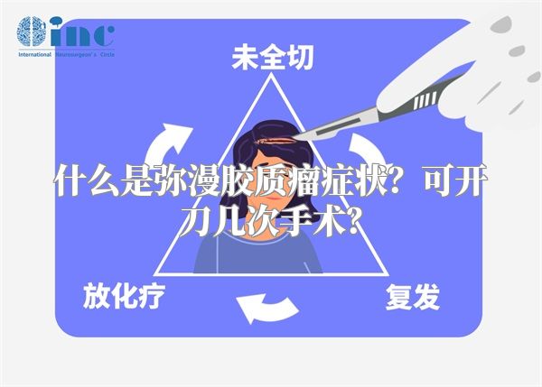 什么是弥漫胶质瘤症状？可开刀几次手术？