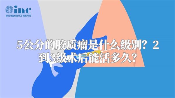 5公分的胶质瘤是什么级别？2到3级术后能活多久？