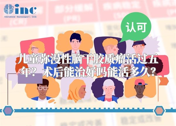 儿童弥漫性脑干胶质瘤活过五年？术后能治好吗能活多久？