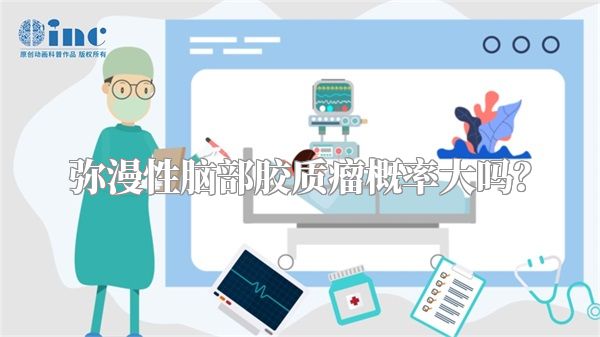 弥漫性脑部胶质瘤概率大吗？